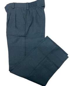 Charcoal Ruched Long Trousers