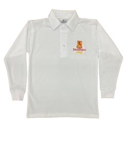 Dainfern White Long Sleeve Golf Shirt